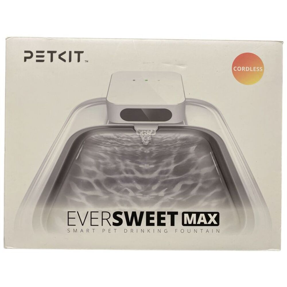 Petkit Eversweet Cordless Max Smart Pet Drinking Fountain, White